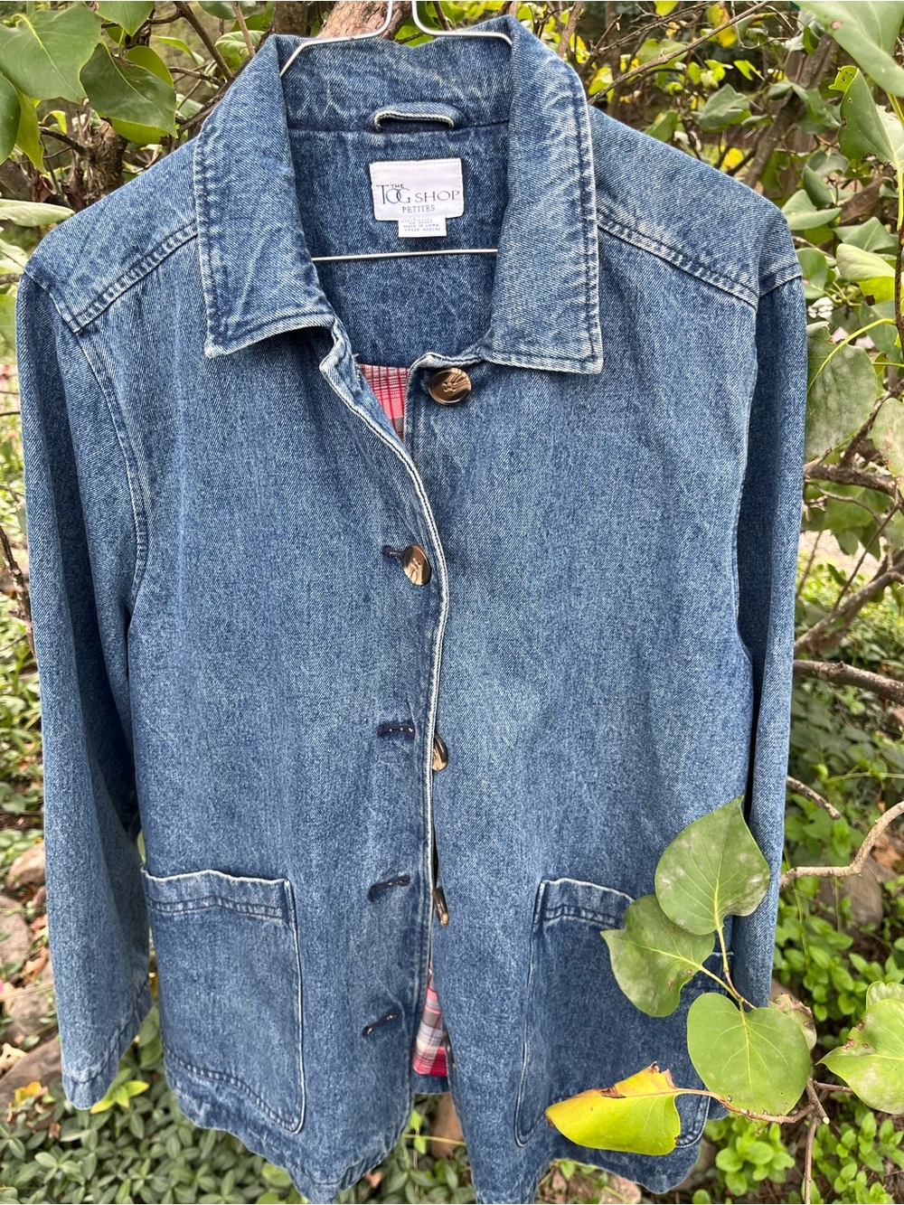 T.C. Shop Women's Vintage-Inspired Denim Jacket - Blue